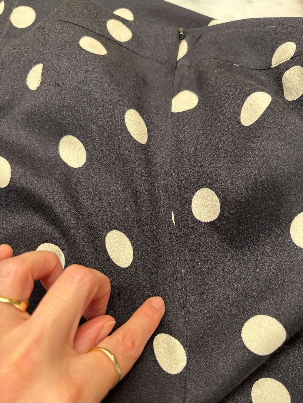 Reformation Polka Dot Wide Leg Pants - Picture 8 of 9